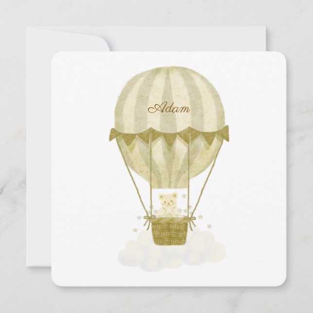 Faire part de naissance Adam Inbjudningar (Framsida)