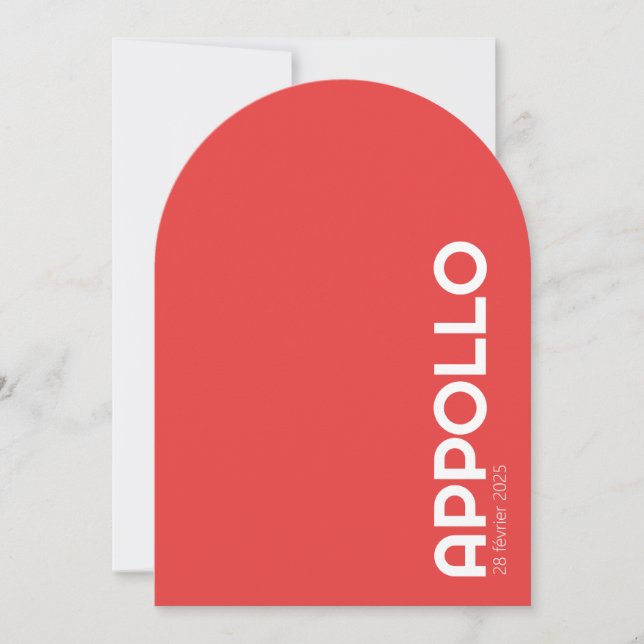 Faire-part de naissance APPOLLO II Inbjudningar (Framsida)