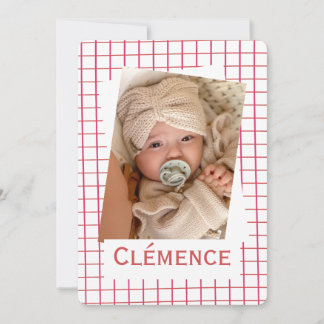 Faire-Part de naissance "Linéa" Inbjudningar