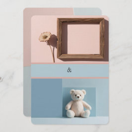 Faire-part faux-jumeaux inbjudningar