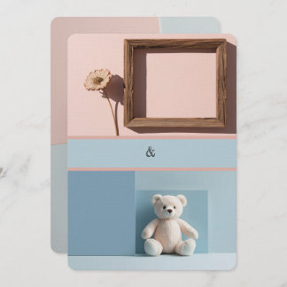 Faire-part faux-jumeaux inbjudningar