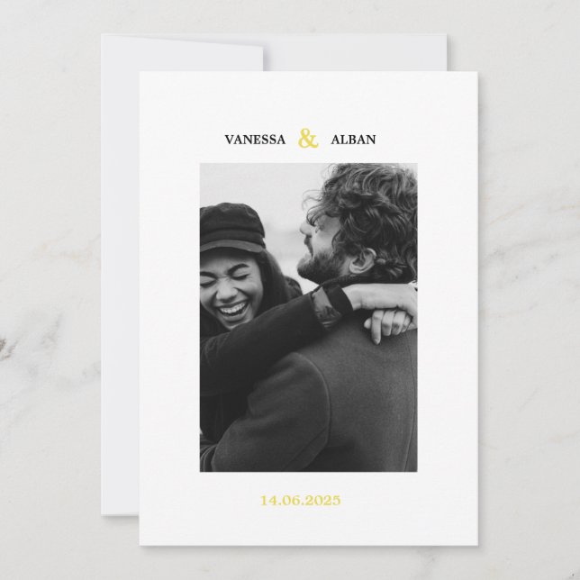 Faire-Part "Flavus" Inbjudningar (Framsida)