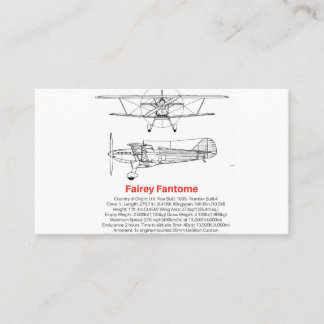 Fairey Fantome Affärskort Visitkort