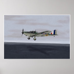 Fairey Fulmar Fighter Poster