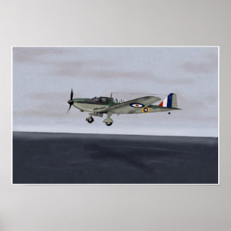 Fairey Fulmar Fighter Poster