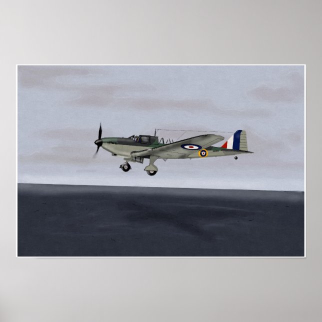 Fairey Fulmar Fighter Poster (Framsidan)