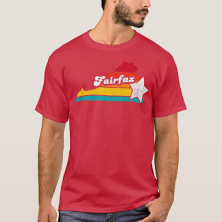 Fairfax Virginia Vintage Distress Souvenir 2 T Shirt