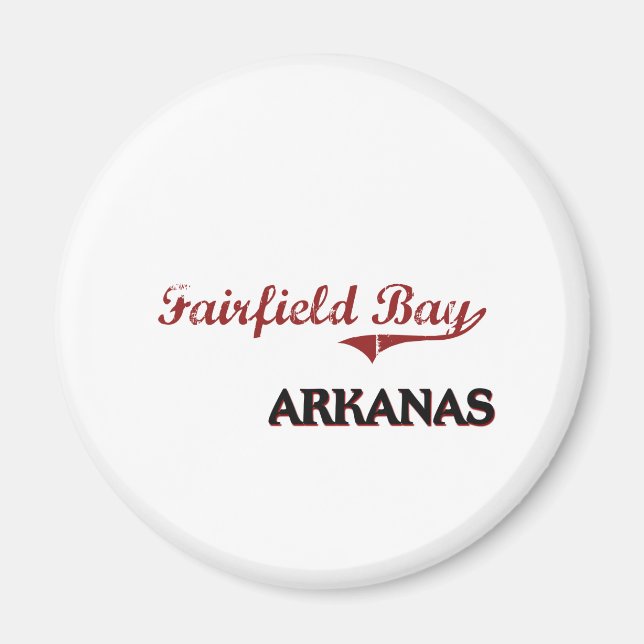 Fairfield Bay Arkansas City Classic Magnet (Framsidan)