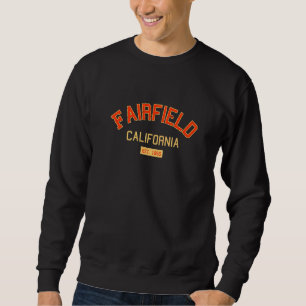 Fairfield California 1856 Vintage Ca Retro San Fra Lång Ärmad Tröja
