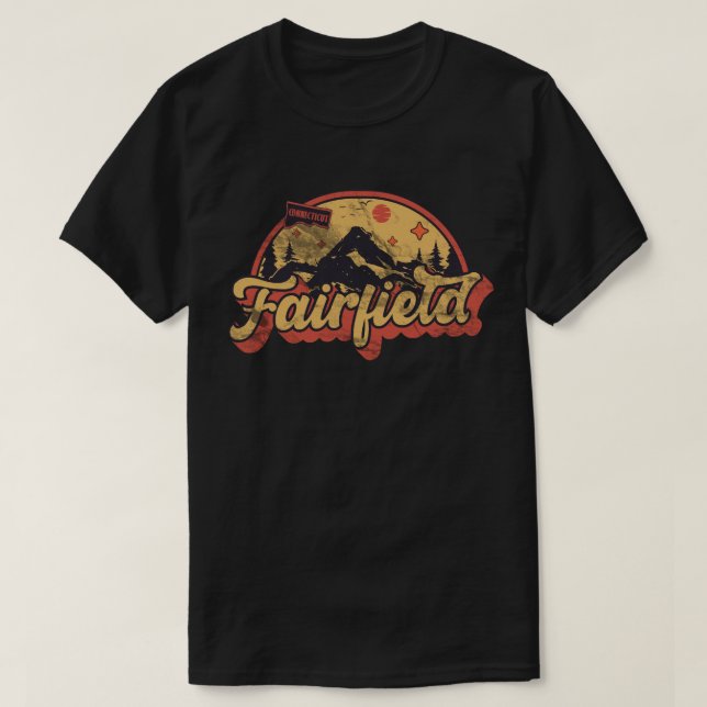 Fairfield, Connecticut T Shirt (Design framsida)