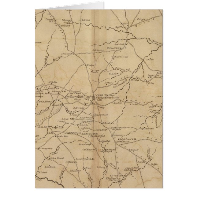 Fairfield District, South Carolina Hälsningskort (Framsidan)