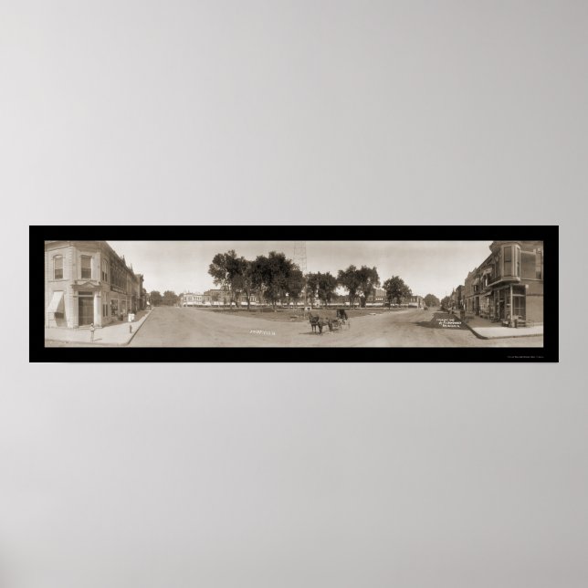 Fairfield, IA Photo 1907 Poster (Framsidan)