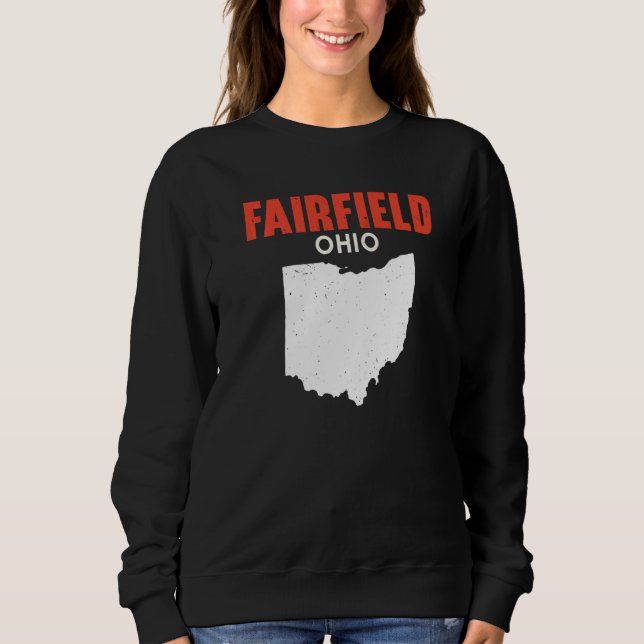 FAIRFIELD Ohio USA State America Travel Ohioan   T Shirt (Framsida)