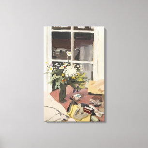 Fairfield Porter - FORTFARANDE LIV MED STAPLER 197 Canvastryck