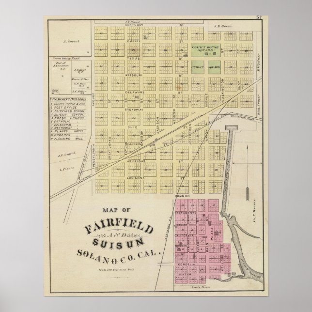 Fairfield, Suisun Poster (Framsidan)