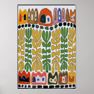 Fairground Abstrakt, New Orleans Poster