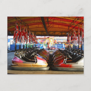 Fairground Dodgem Bumper Car vykort