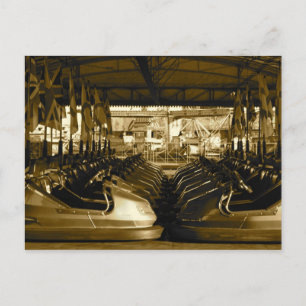 Fairground Dodgem Bumper Car vykort