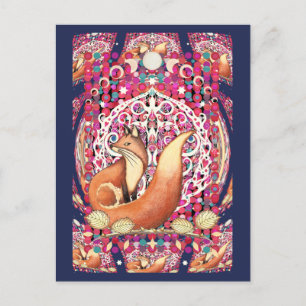 Fairground Fox Vykort