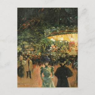 Fairground, Ställe Pigalle Louis Abel-Truchet Vykort