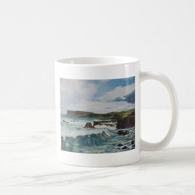 Fairhead Ballycastle nordliga - ireland - J. Casey Kaffemugg (Höger)