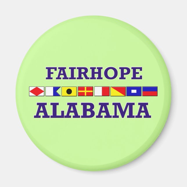 Fairhope Flagga Magnet (Framsidan)
