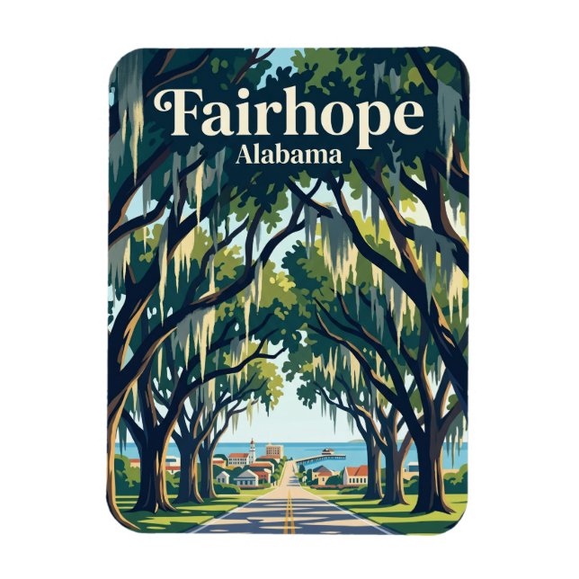 Fairhope USA Magnet (Vertikal)