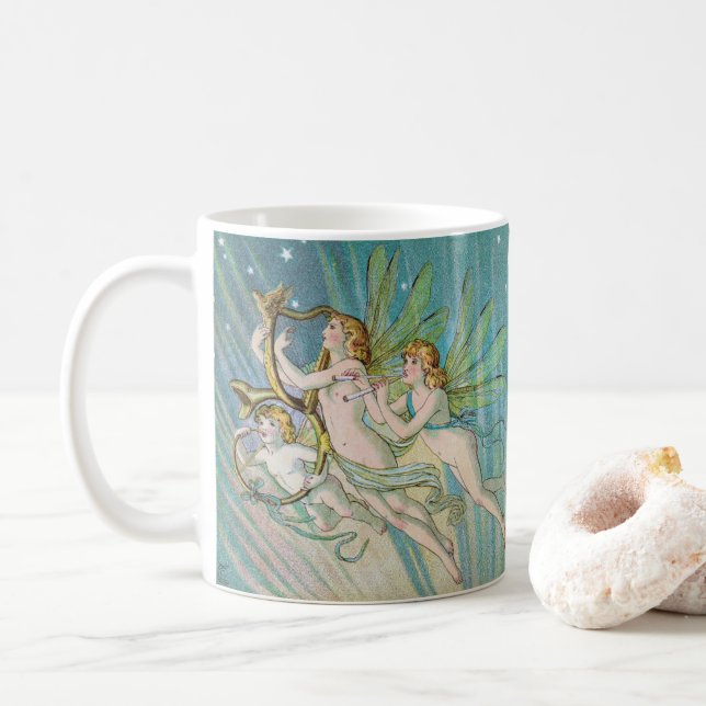 “ Fairies ” , E. Gertrude Thomson Kaffemugg (Med munk)