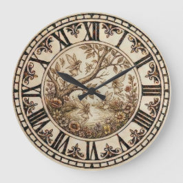 Fairies Wall Clock Stor Klocka