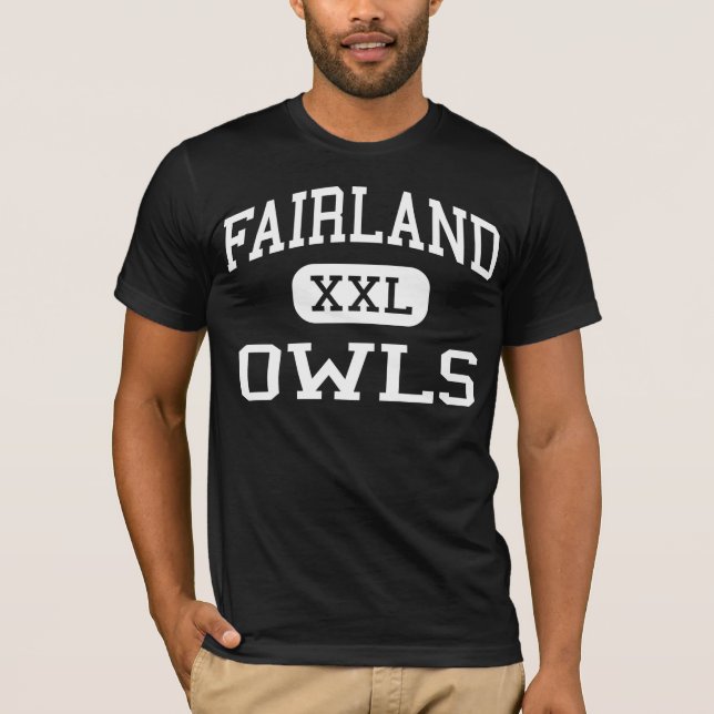 Fairland - ugglor - högstadium - Fairland Oklahoma Tee (Framsida)