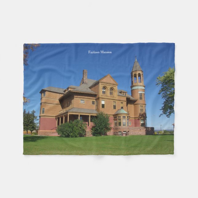 Fairlawn Mansion fleece filt (Framsidan (Horisontell))