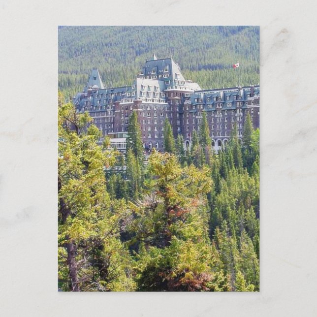 Fairmont Banff Vår Hotel in Banff Canada Vykort (Framsida)
