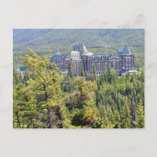 Fairmont Banff Vår Hotel in Banff Canada Vykort (Framsida)