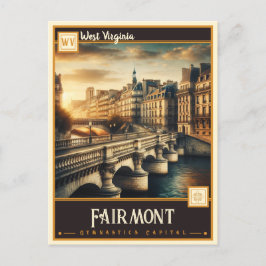 Fairmont, Väster Virginia | VINTAGE Vykort