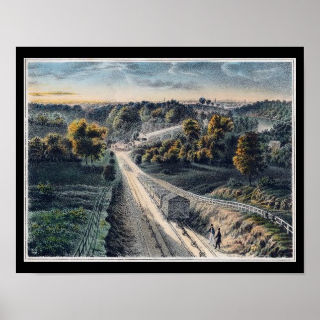 Fairmount Park Columbia Railroad Philadelphia PA Poster (Framsidan)