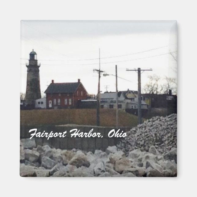 FAirport Harbor, Ohio fotomagnet Magnet (Framsidan)