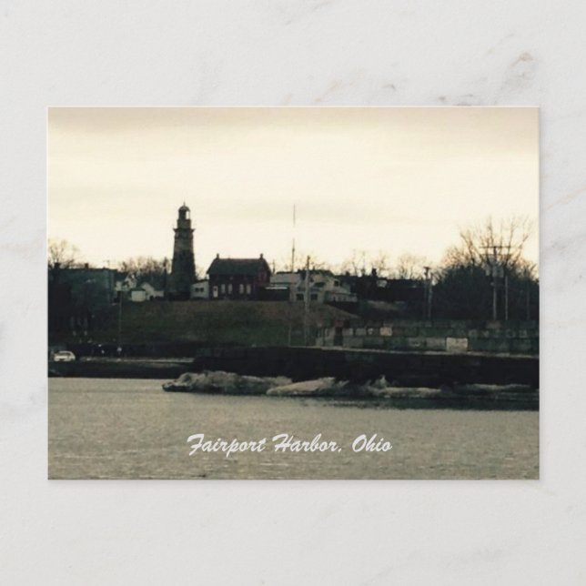 FAirport Harbor, Ohio-vykort Vykort (Framsida)