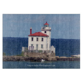 FAirport Harbor Väster Breakwater Light