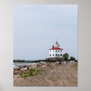FAirport Harbor Väster Breakwater Lighthouse Poster
