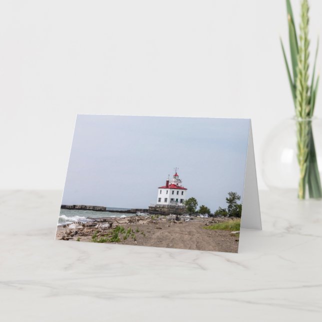 Fairport Harbor West Breakwater Lighthouse Kort (Framsida)