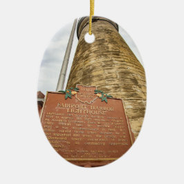 FAirport Harbour Lighthouse Julgransprydnad Keramik