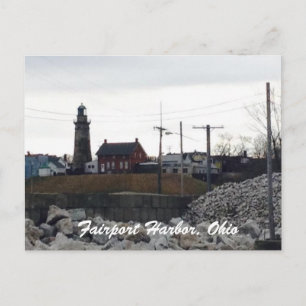 FAirport Harbour, Ohio Photo Postcard Vykort
