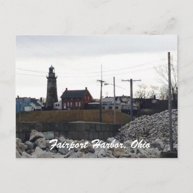FAirport Harbour, Ohio Photo Postcard Vykort (Framsida)