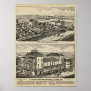 Fairview Farm and Sanitarium, Kansas Poster
