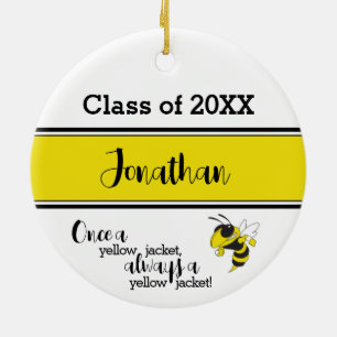 Fairview High Ornament Class of Gult Black