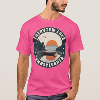 Fairview Sjö Pennsylvania Sunset T Shirt