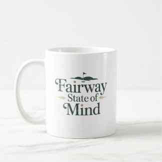 Fairway State Of Mind Klassisk Golf Livsstil Kaffemugg
