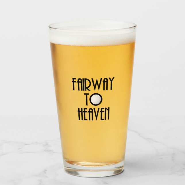 Fairway till Heaven Glass Glaskopp (Framsida fylld)