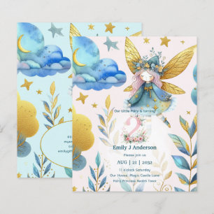 Fairy 2ND Birthday Fairytale TWO IDDAG Birthday