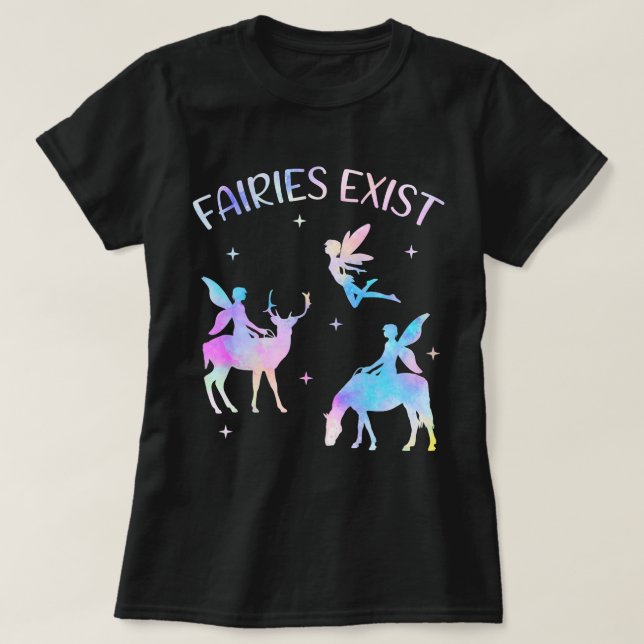 Fairy Älskare som säger Elf Magic Fairy Tale Water T Shirt (Design framsida)